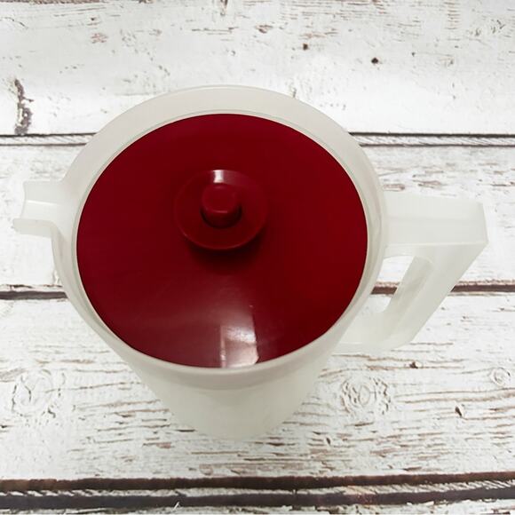 TUPPERWARE Vintage Sheer Frosted Beverage Pitcher - Picture 3 of 7